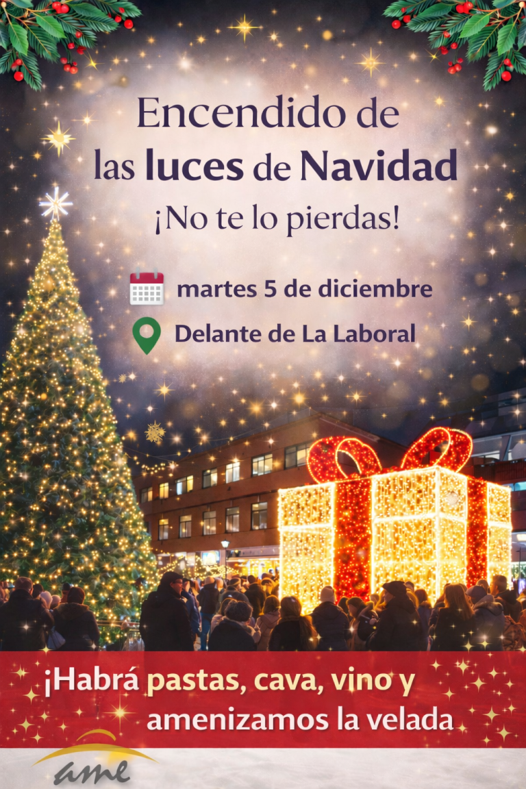 Gabonetako argien pizteak giro ederra sortu zuen herrigunean