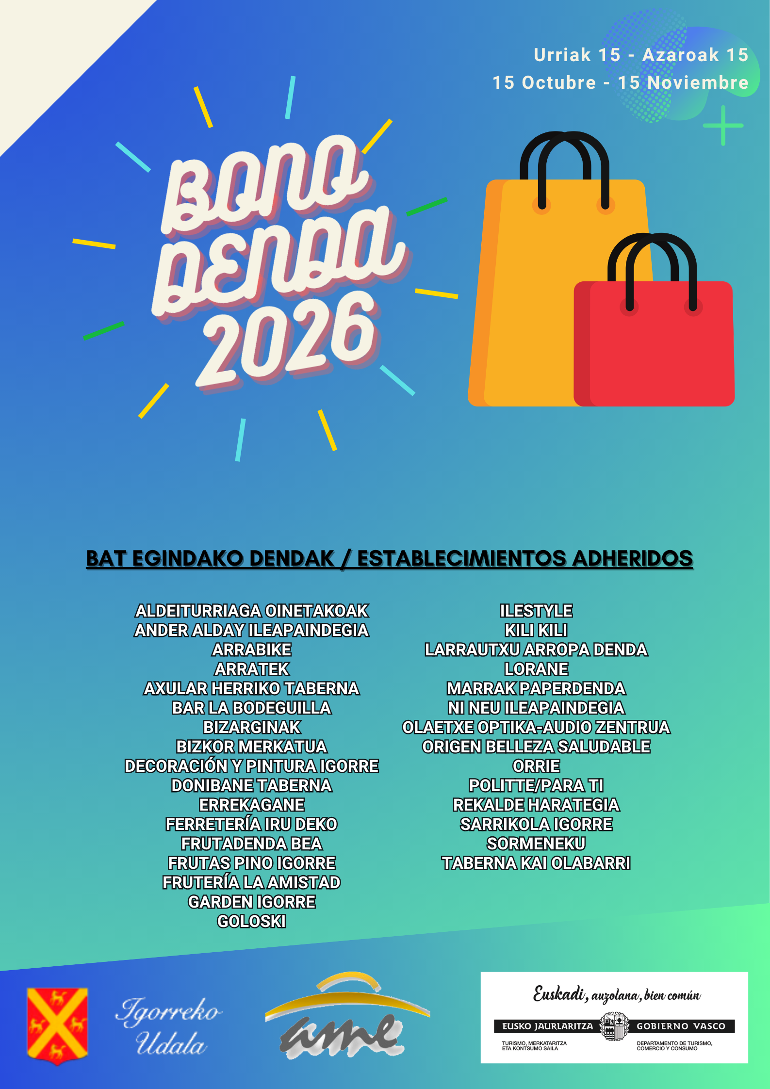 Bonodenda Igorre 2026